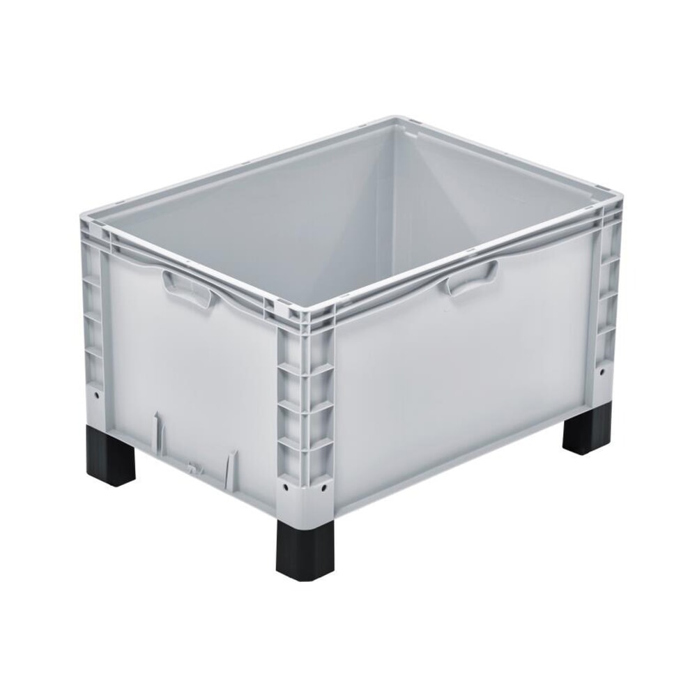 Produktabbildung: Alpha Eurobox aus PP mit geschlossenen Wänden, HxBxT 520 x 600 x 800 mm, mit Füssen
