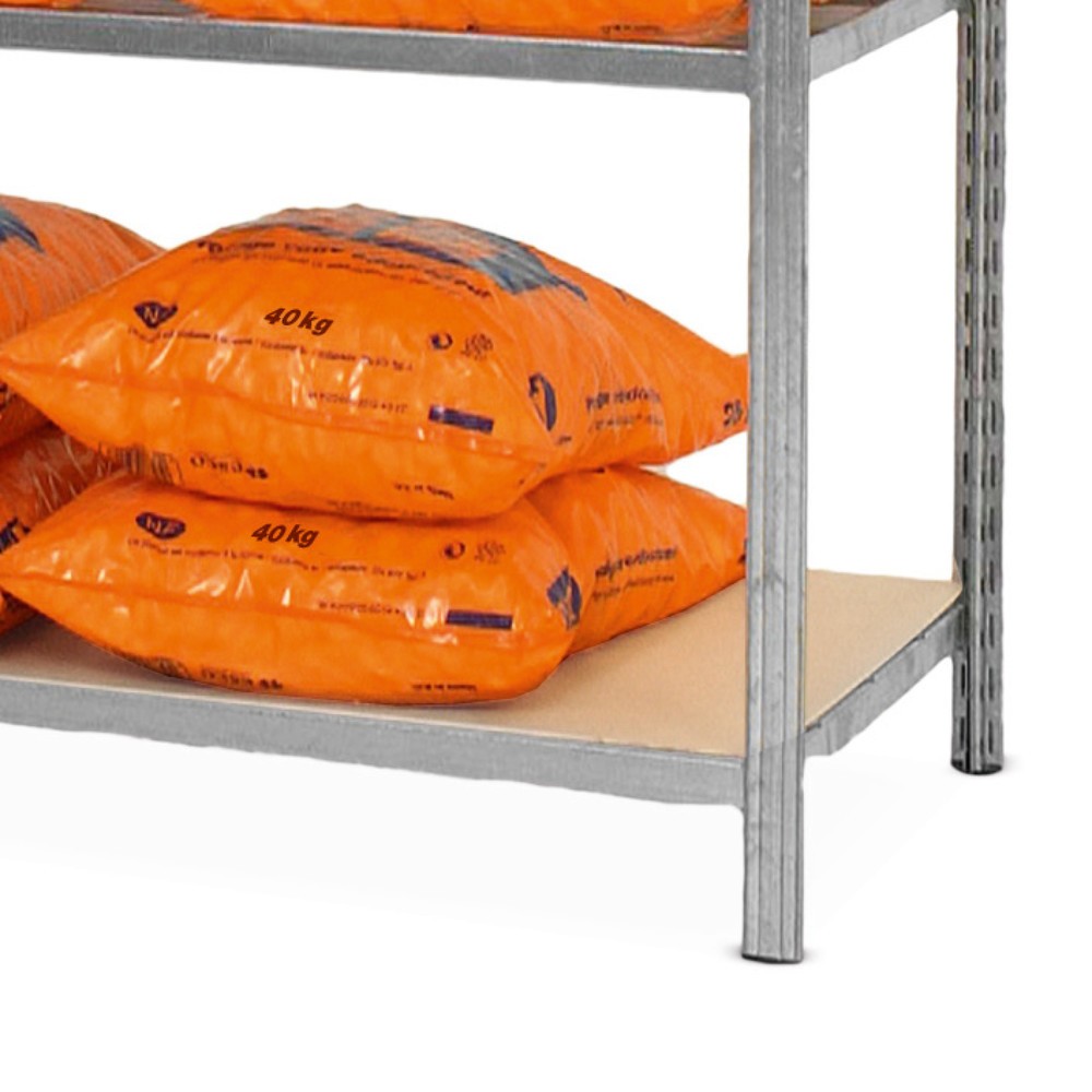 Produktabbildung: Fachboden für ManOrga Fachbodenregal, verzinkt mit Spanplatten, BxT 1.250 x 388 mm