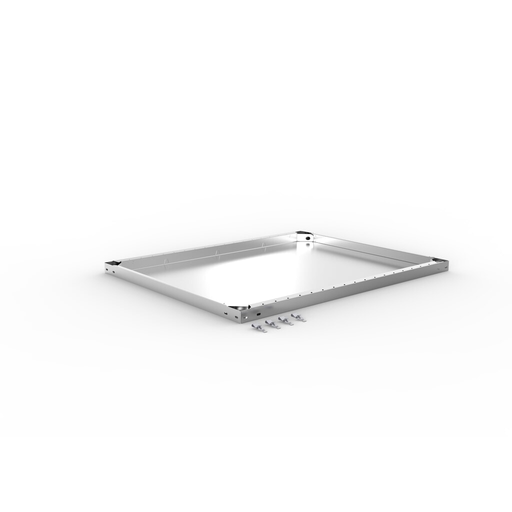 Fachboden für META Fachbodenregal Stecksystem, FL 230 kg, verzinkt, BxT 1.000 x 800 mm Produktabbildung Nr. 2: Fachboden für META Fachbodenregal Stecksystem, FL 230 kg, verzinkt, BxT 1.000 x 800 mm