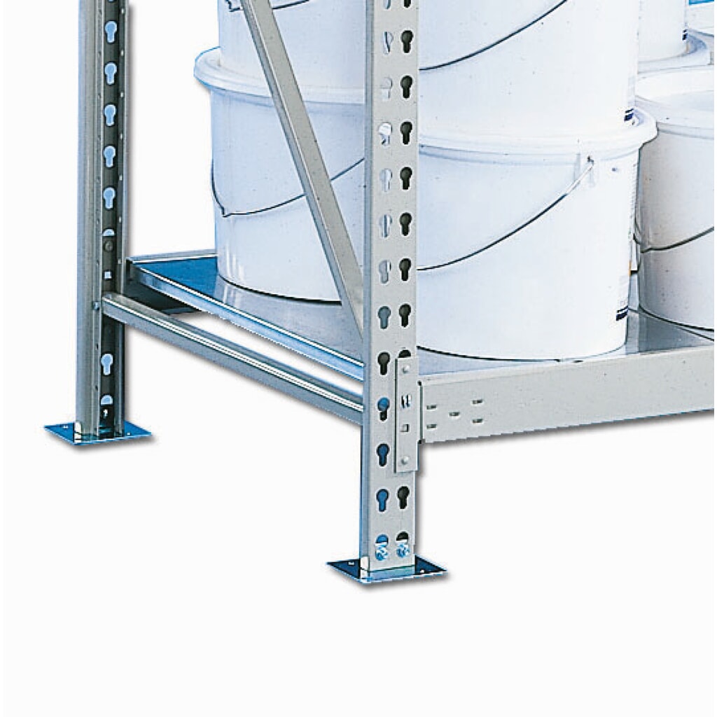 Fachboden für META Weitspannregal, mit Stahlpaneelen, FL 600 kg, BxT 1.800 x 650 mm Produktabbildung: Fachboden für META Weitspannregal, mit Stahlpaneelen, FL 600 kg, BxT 1.800 x 650 mm