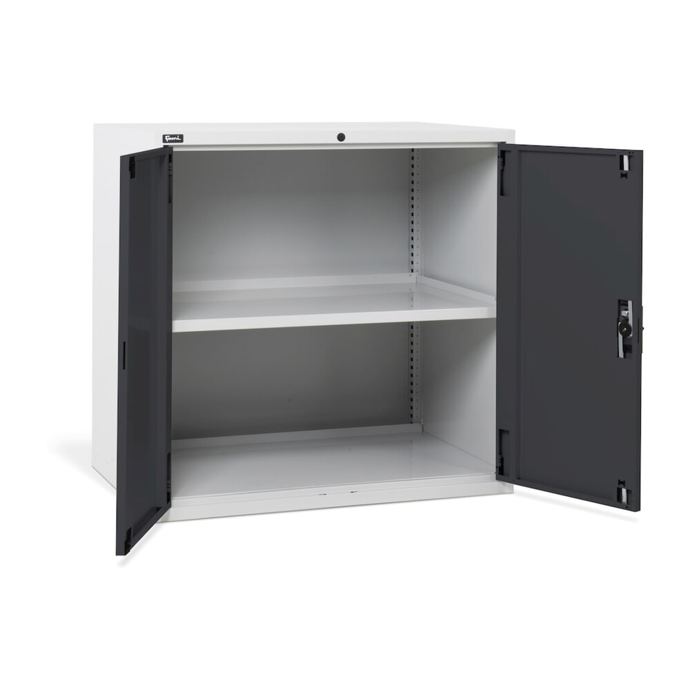 Produktabbildung: Fami MASTER Schrank mit Flügeltüren, HxBxT 1.000 x 1.020 x 726 mm, lichtgrau, anthrazit