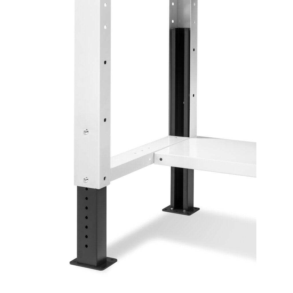 Fami Werkbank, höhenverstellbar, mit Multifunktionswand u. 4 Schubladen, TK 1.000 kg, HxBxT 740-1.110 x 2.000 x 750 mm, RAL 7035 lichtgrau / RAL 7016 anthrazitgrau Produktabbildung Nr. 2: Fami Werkbank, höhenverstellbar, mit Multifunktionswand u. 4 Schubladen, TK 1.000 kg, HxBxT 740-1.110 x 2.000 x 750 mm, RAL 7035 lichtgrau / RAL 7016 anthrazitgrau