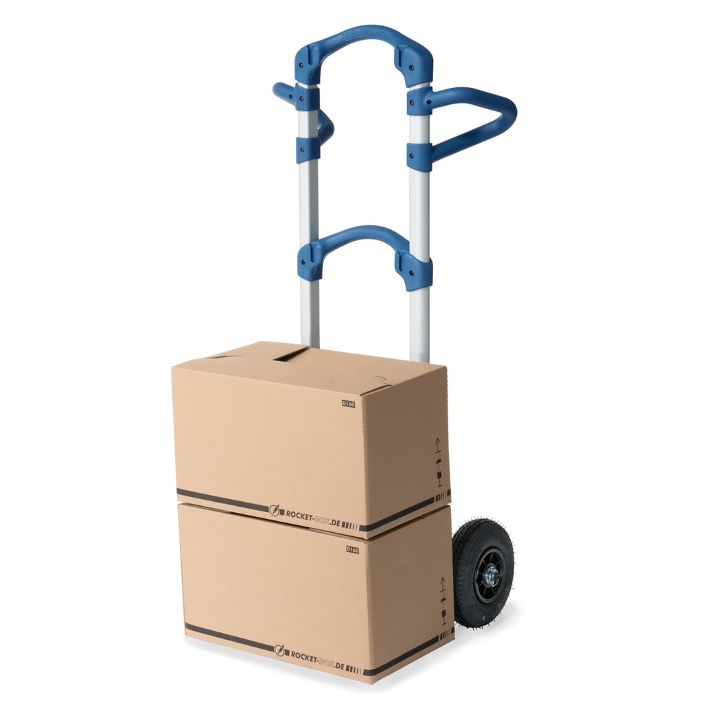 Produktabbildung Nr. 7: fetra® Alu-Sackkarre Wuppi, klappbar, Tragkraft 200 kg, Schaufel BxT 425 x 165 mm