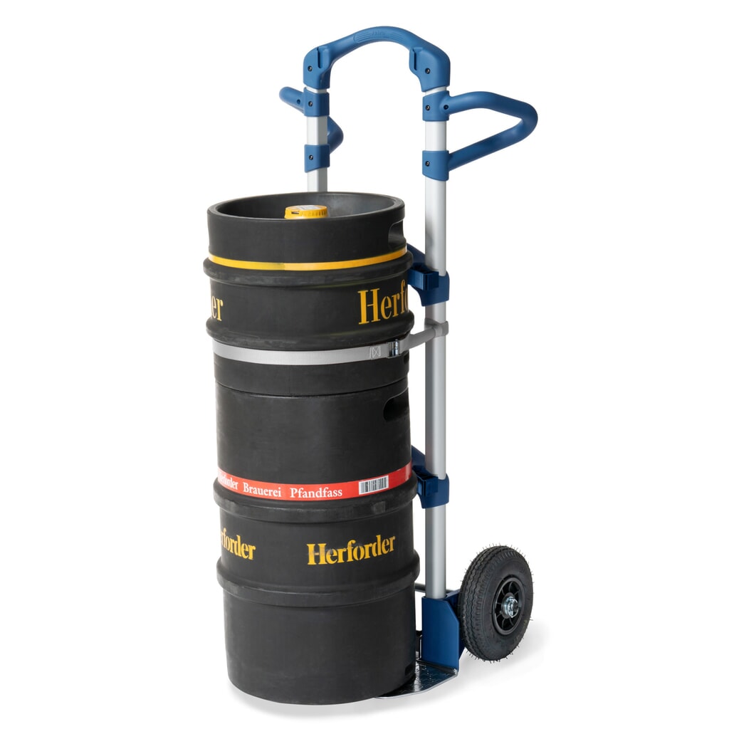 Produktabbildung Nr. 8: fetra® Alu-Sackkarre Wuppi, klappbar, Tragkraft 200 kg, Schaufel BxT 425 x 165 mm