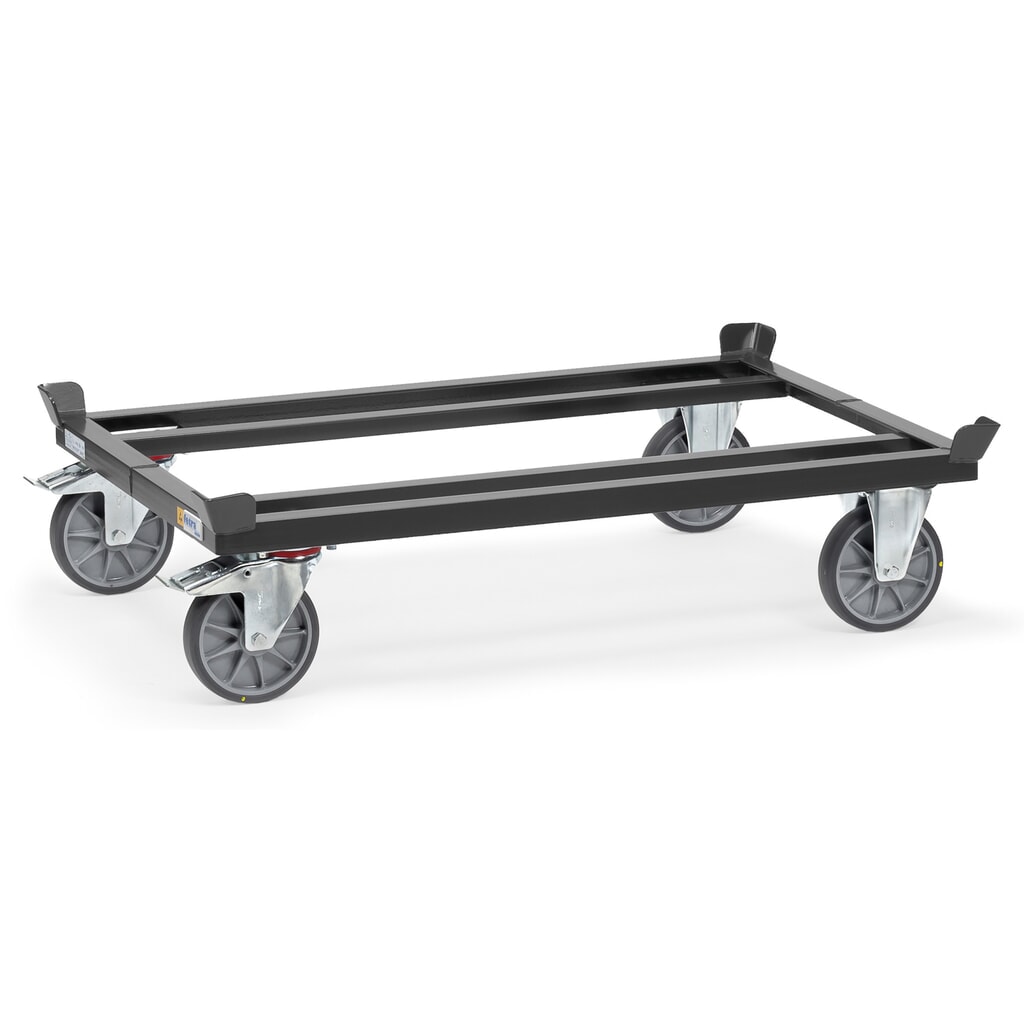 Produktabbildung: fetra® ESD-Paletten-Fahrgestell, für Paletten 1.000 x 800 mm