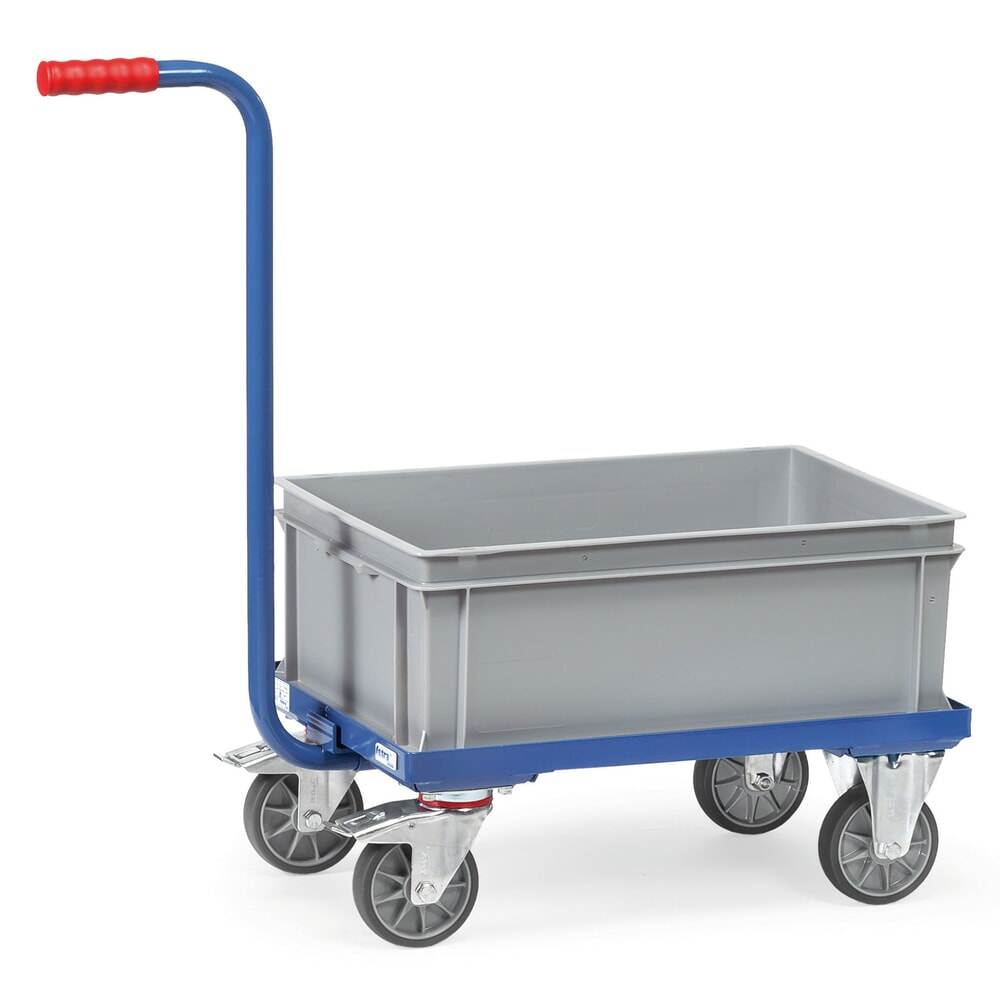 Produktabbildung: fetra® Griffroller mit Kunststoffkasten, TK 250 kg