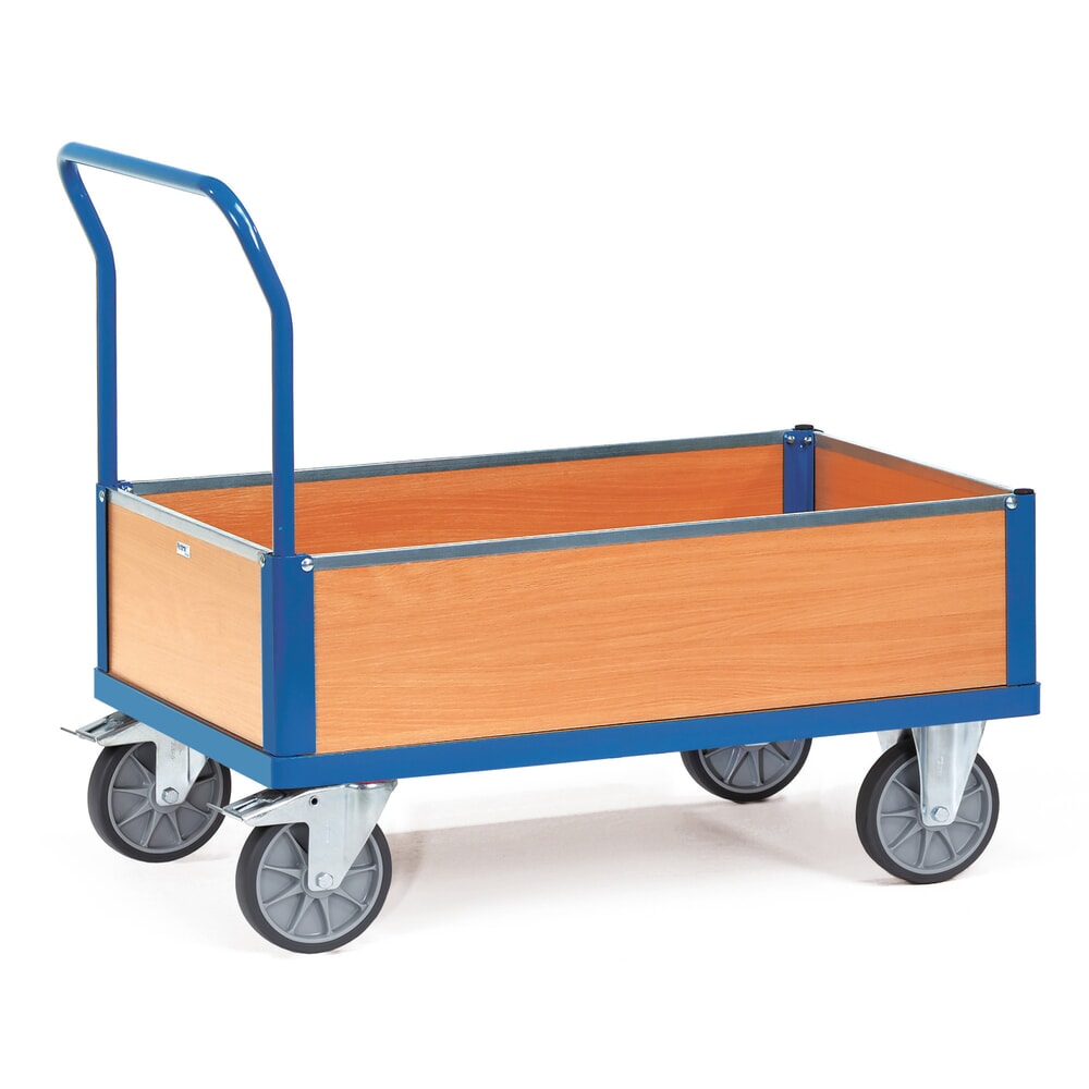 Produktabbildung: fetra® Kastenwagen, Wandhöhe 250 mm, Tragkraft 500 kg