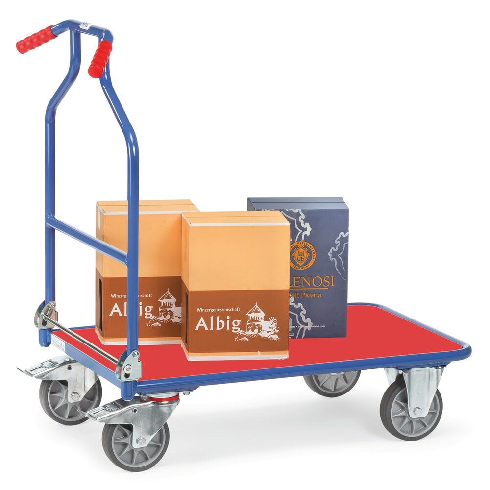 Produktabbildung Nr. 2: fetra® Klappwagen Optiliner, Tragkraft 400 kg, blau, rot