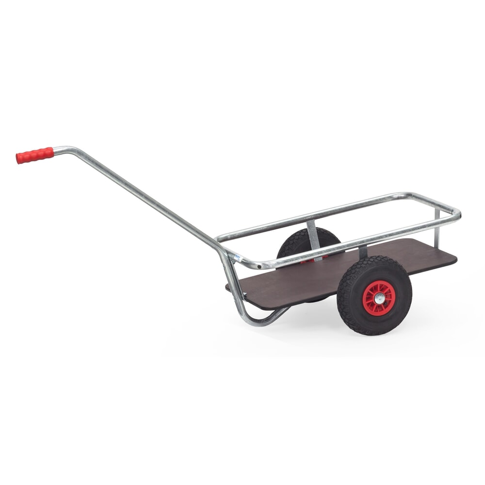 Produktabbildung Nr. 1: fetra® Leicht-Handwagen mit Luftbereifung, HxBxL 777 mm x 596 mm x 1.381 mm, Tragkraft 200 kg, feuerverzinkt