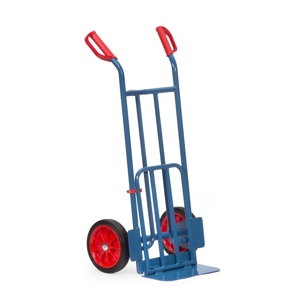 Produktabbildung Nr. 3: fetra® Paketkarre, mit Klappschaufel, TK 250 kg, Schaufel BxT 400 x 150 mm, Vollgummi-Bereifung