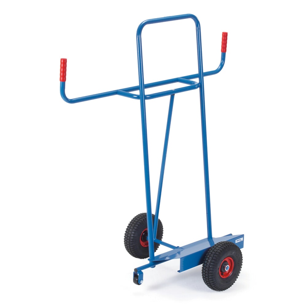 Produktabbildung: fetra® Plattenkarre, Tragkraft 400 kg, Vollgummi-Bereifung, Standard