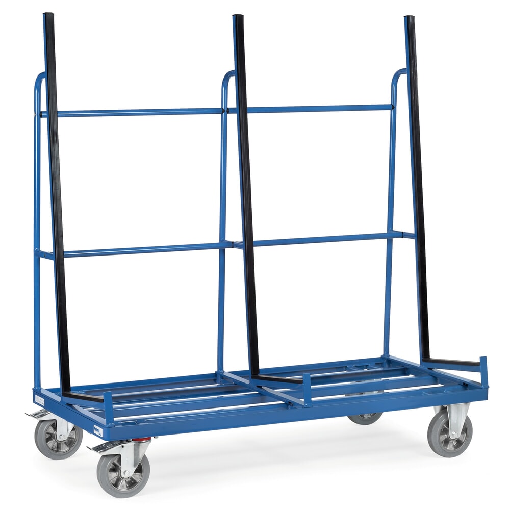 Produktabbildung: fetra® Plattenwagen, 1-seitig, HxBxT 1.788 x 1.276 x 800 mm