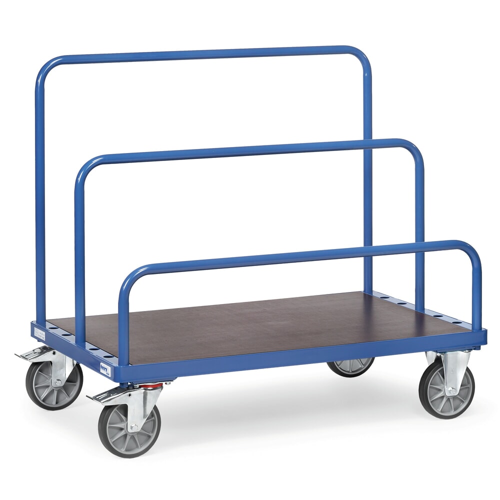 Produktabbildung Nr. 3: fetra® Plattenwagen, ohne Bügel, Ladefläche BxT 1.600 x 800 mm, Tragkraft 750 kg