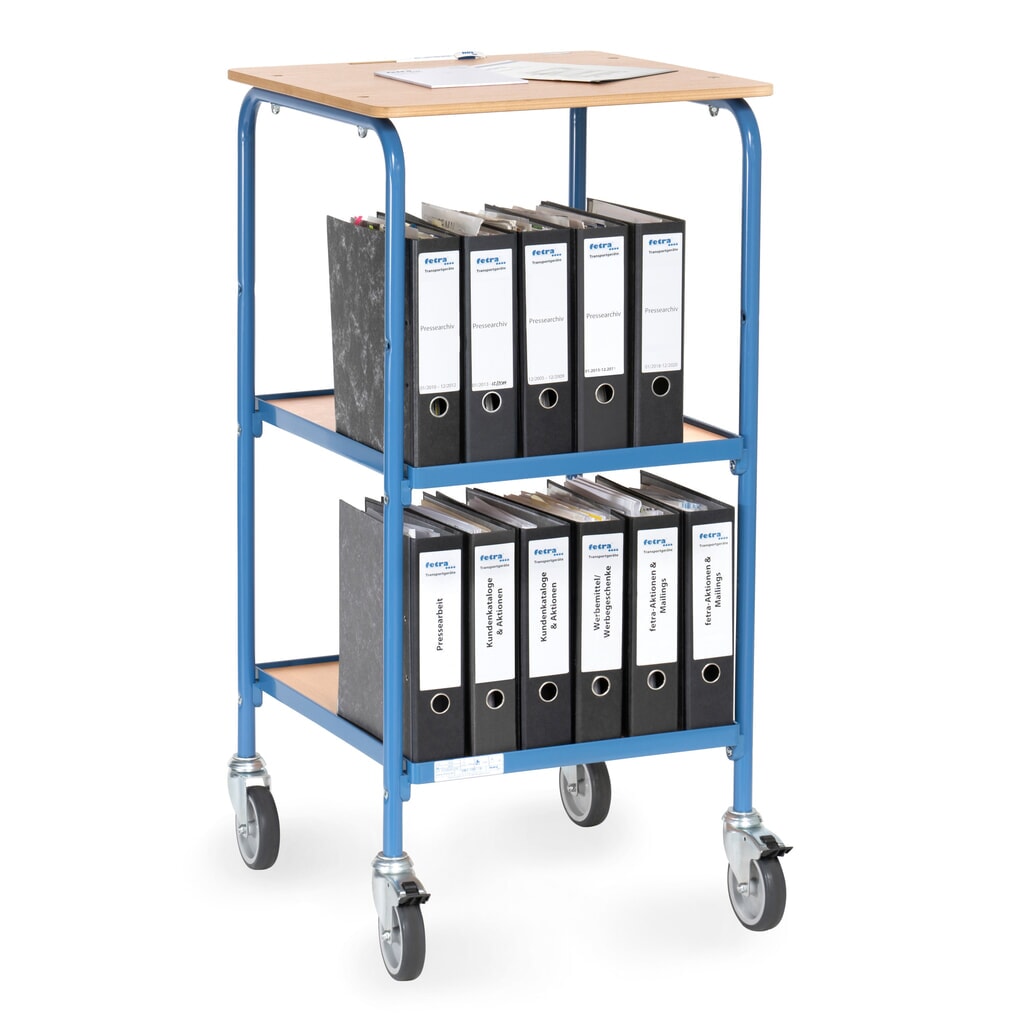 fetra® Rollpult, Tragkraft 100 kg, 2 Ablageböden Produktabbildung Nr. 3: fetra® Rollpult, Tragkraft 100 kg, 2 Ablageböden