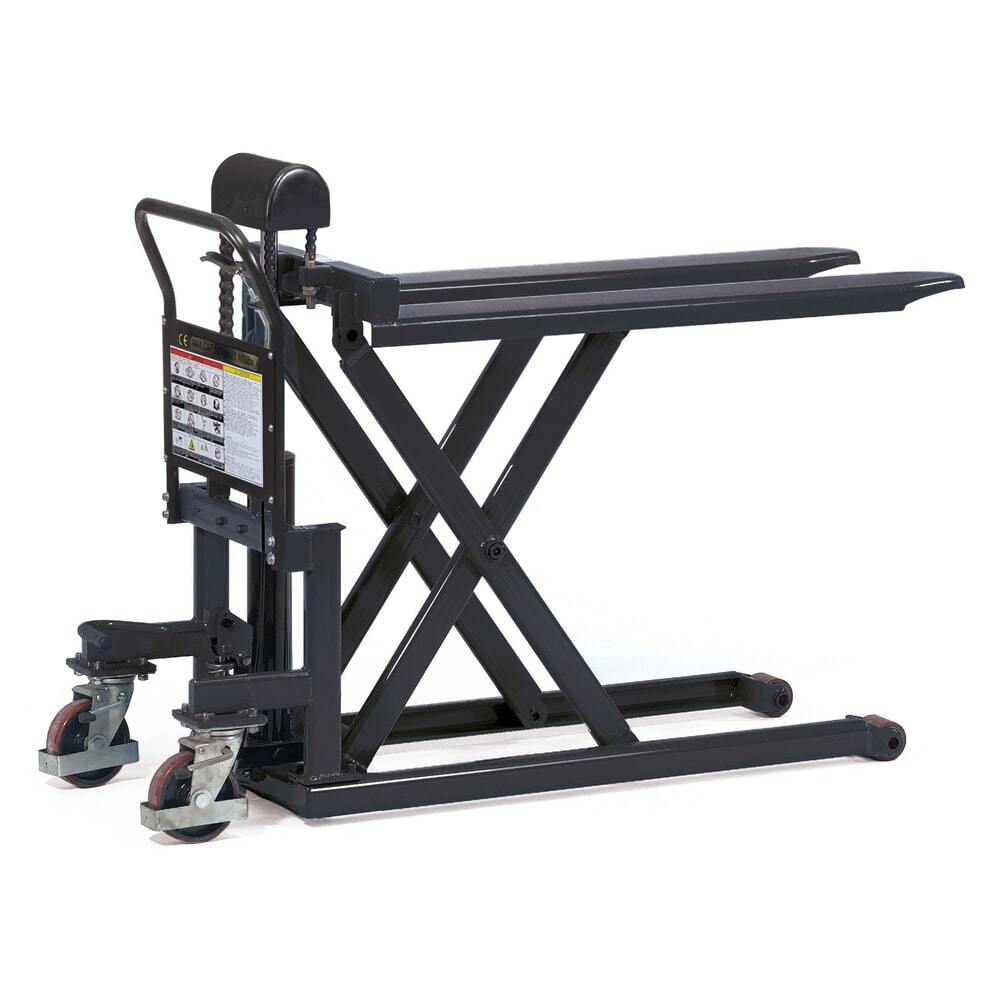 Produktabbildung: fetra® Scherenhubwagen, ergonomische Bedienbarkeit, Tragfähigkeit 500 kg