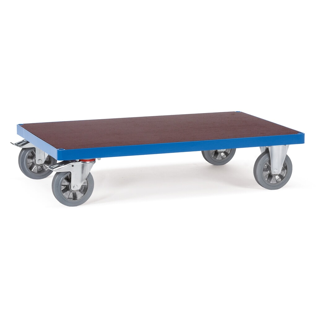 fetra® Schwerlast-Basiswagen, HxBxL 283 x 800 x 1.276 mm,Tragkraft 1.200 kg Produktabbildung: fetra® Schwerlast-Basiswagen, HxBxL 283 x 800 x 1.276 mm,Tragkraft 1.200 kg