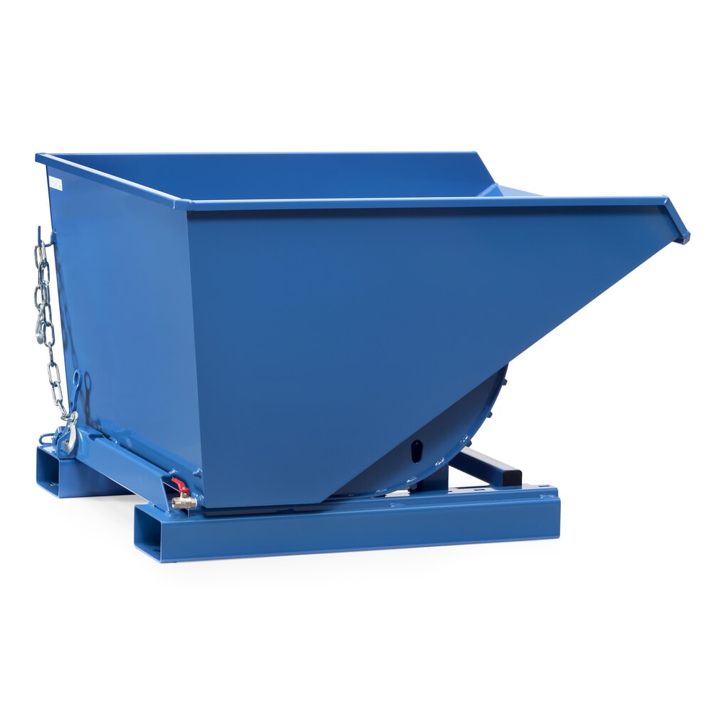 Produktabbildung Nr. 1: fetra® Selbstkipper mit Ablasshahn, Behälter Volumen 350 l, Tragkraft 1.000 kg