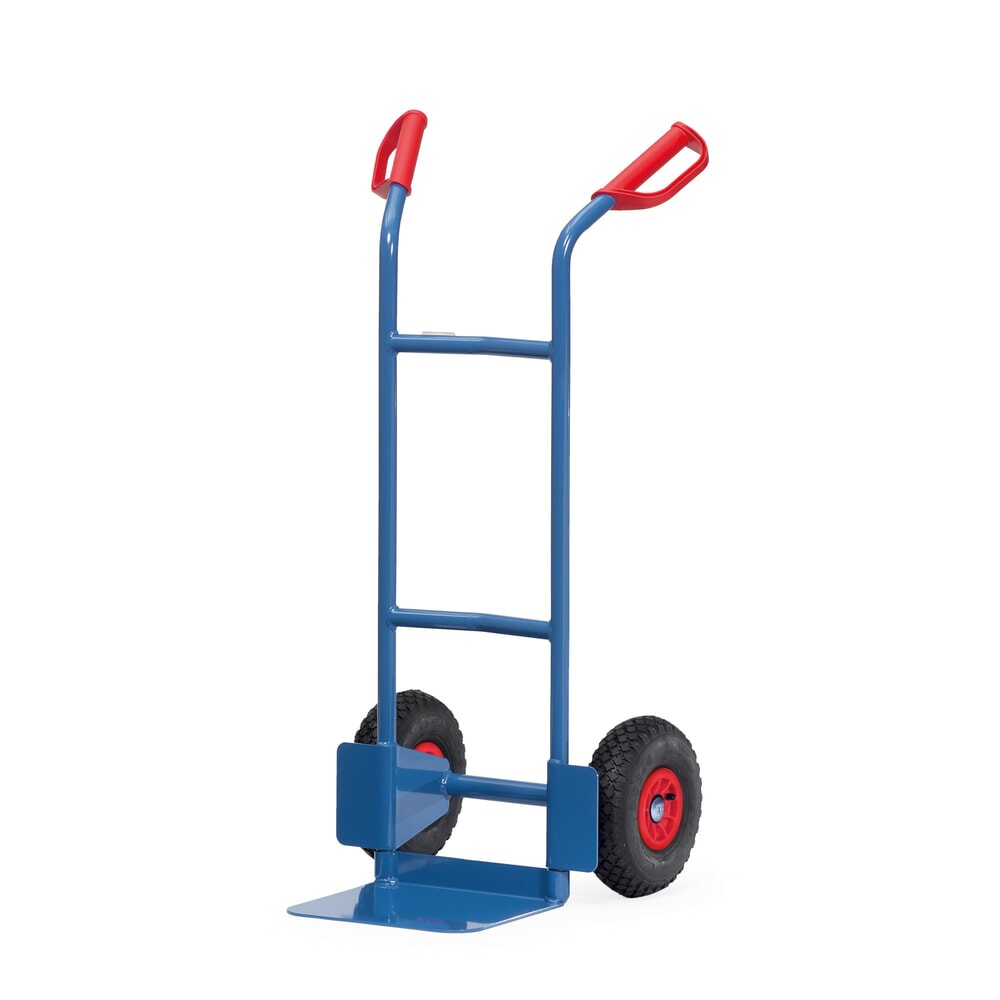 Produktabbildung Nr. 1: fetra® Stapelkarre, Höhe 1.150 mm, Tragkraft 200 kg, Schaufel BxT 320 x 250 mm, einfach, Luft-Bereifung