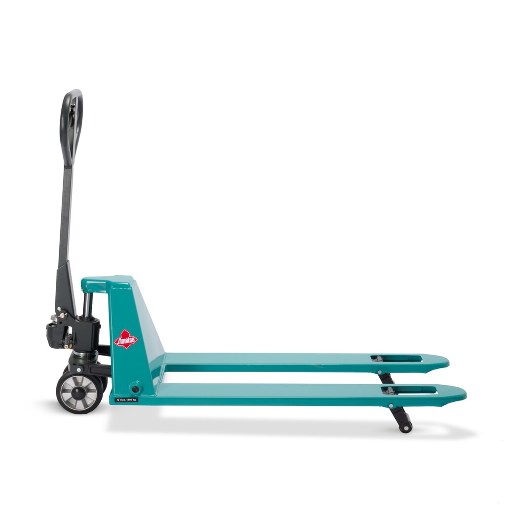 Produktabbildung Nr. 6: Flach-Handhubwagen Ameise® PTM 1.5 Low, Tragfähigkeit 1.500 kg, Gabellänge 1.150 mm, Vollgummi/Polyurethan