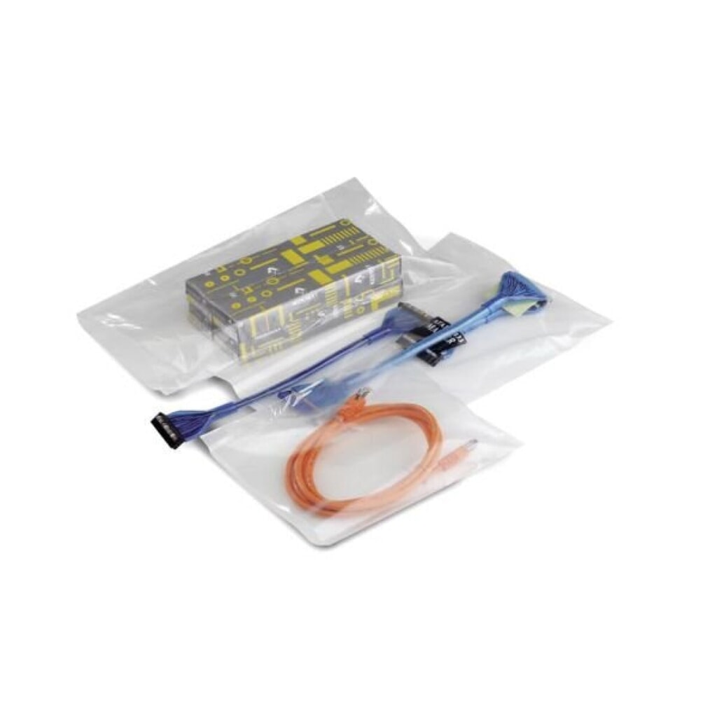 Produktabbildung: Flachbeutel, PE, transparent, 50 µ, LxB 150 x 100 mm, 2.000 Stk/VE