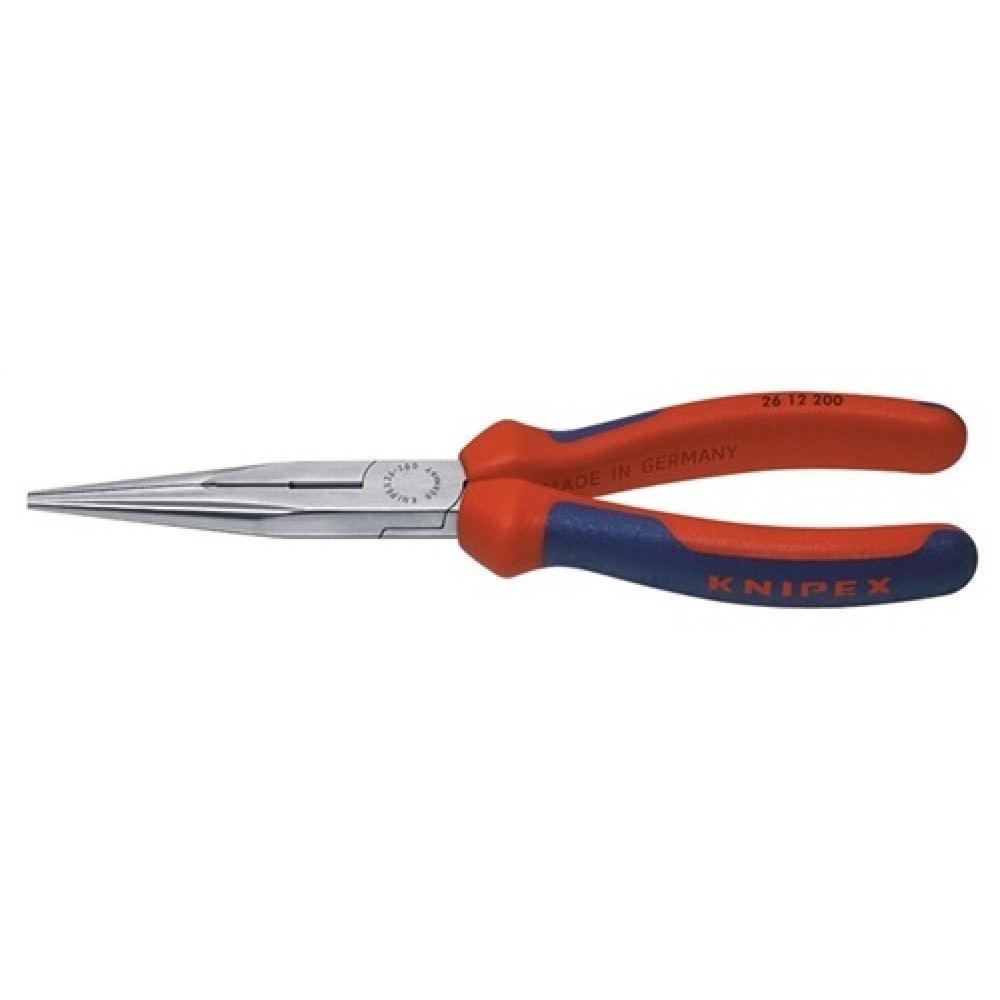 Produktabbildung: Knipex Flachrundzange L.200mm pol.ger.2K-Hülle