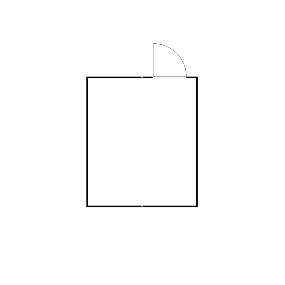 Produktabbildung Nr. 2: FLADAFI® Materialcontainer-Kombination, zerlegt, 21 m², ohne Boden, HxBxT 2.115 x 5.080 x 4.340 mm, Einzelflügeltür, mittig im Modul