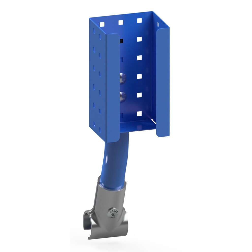 Flaschenhalterung für fetra® Wagen, Stellfläche BxT: 70 x 55 mm Produktabbildung: Flaschenhalterung für fetra® Wagen, Stellfläche BxT: 70 x 55 mm