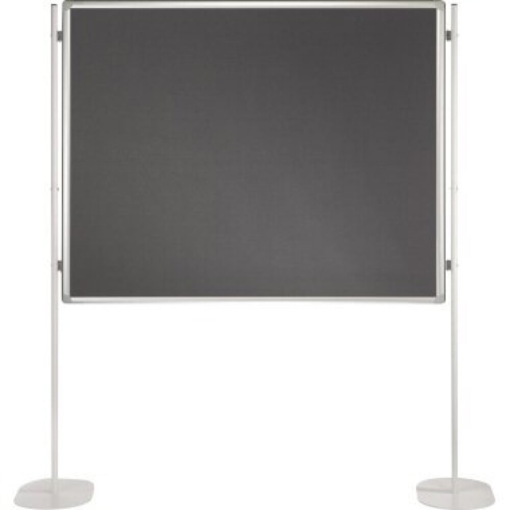 Produktabbildung: FRANKEN Filztafel Premium, HxB 1.800 x 1.200 mm, grau