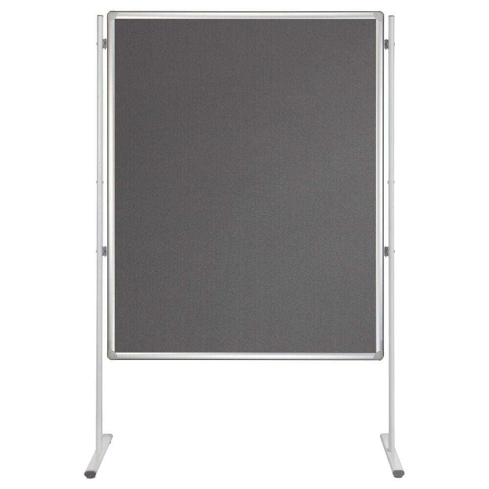 Produktabbildung: FRANKEN Filztafel Premium, HxB 1.200 x 900 mm, grau