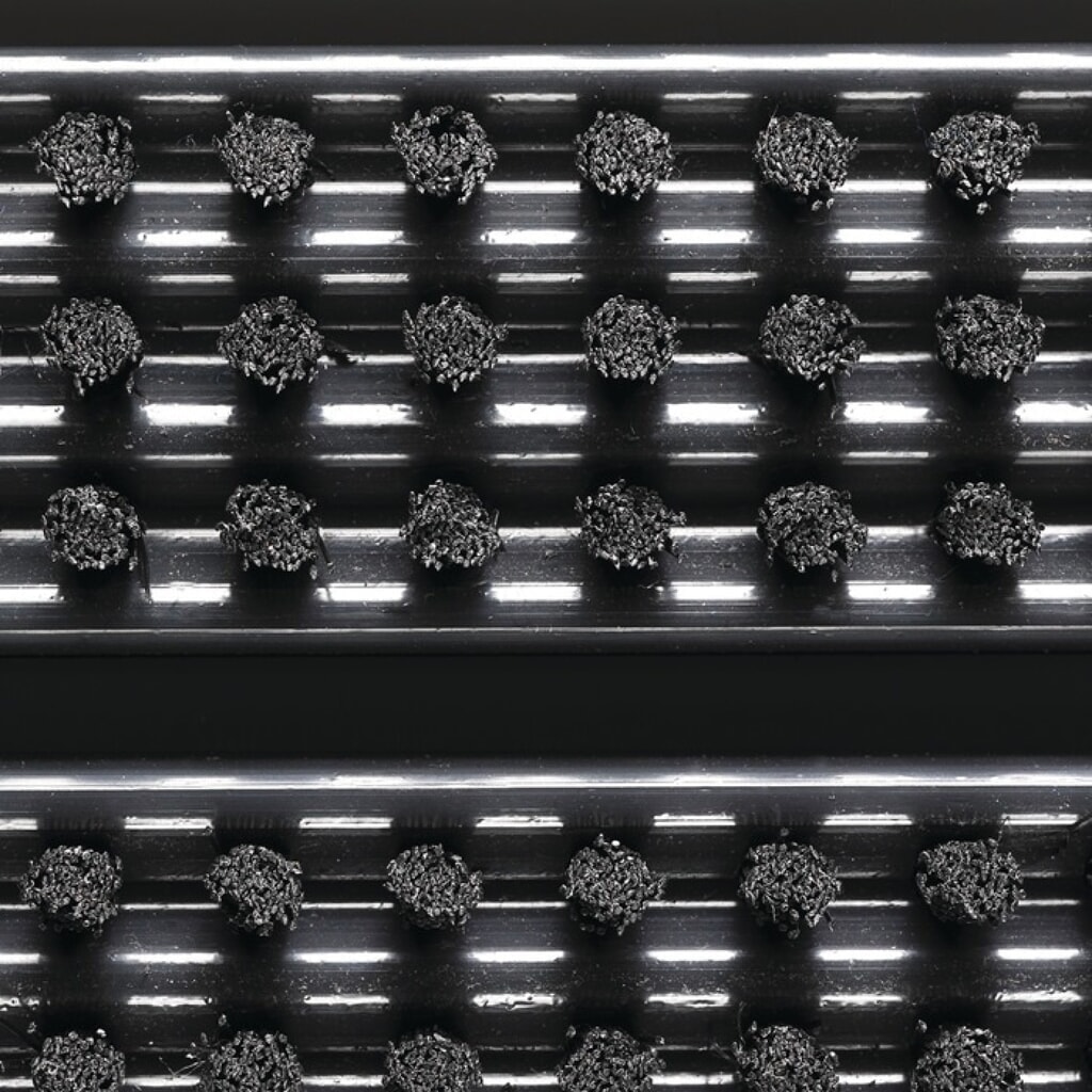 Fussmatte, L385xB590xS22mm, schwarz Polypropylen Produktabbildung: Fussmatte, L385xB590xS22mm, schwarz Polypropylen