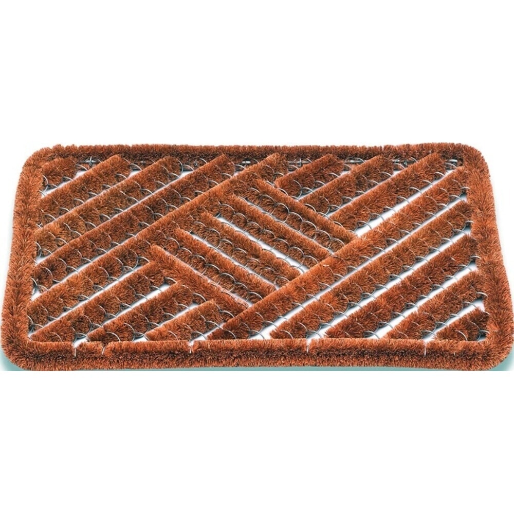 Produktabbildung: Fussmatte Kokosbürsten, L390xB590xS30mm, natur Kokos/Stahl