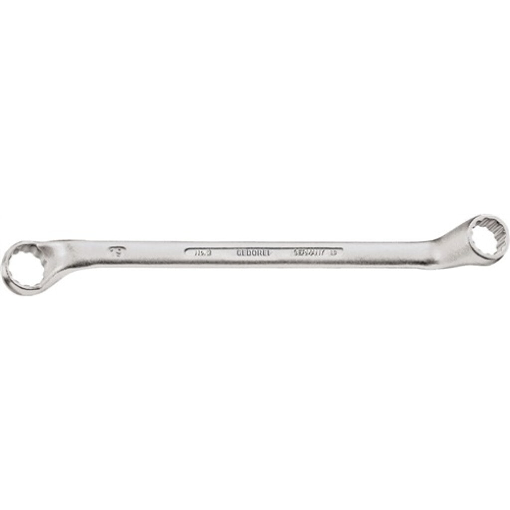 Doppelringschlüssel 2 6x7mm 170mm tief gekr.GEDORE Produktabbildung: Doppelringschlüssel 2 6x7mm 170mm tief gekr.GEDORE