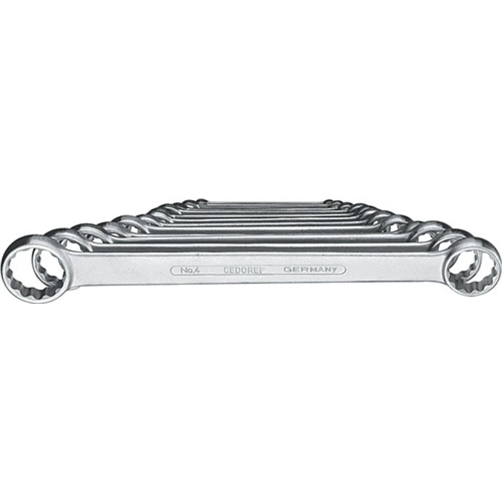 Produktabbildung: Doppelringschlüsselsatz 4-8 8-tlg.SW 6mm-22mm ger.