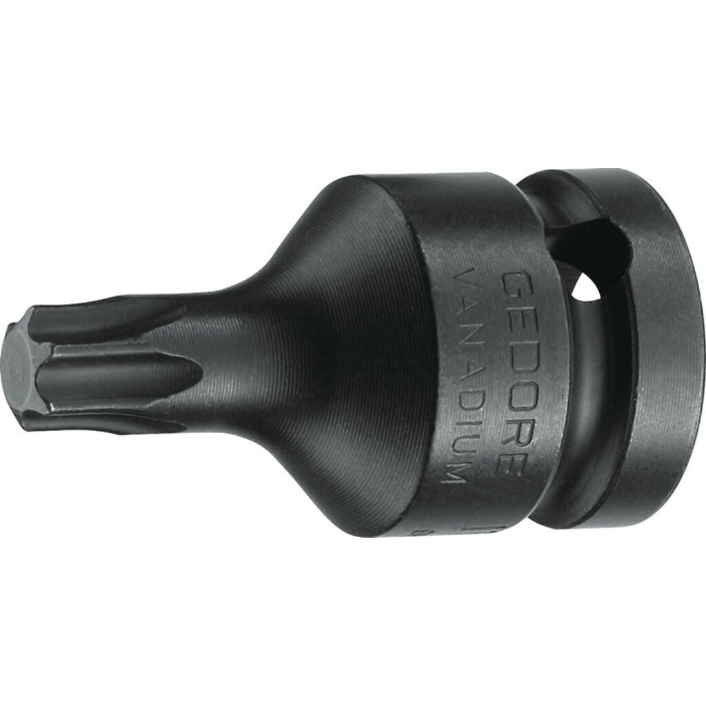 Produktabbildung: GEDORE Kraftschraubersteckschlüsseleinsatz ITX K 19, Schlüsselweite 5,52 mm T 30 Länge 47 mm, 1/2 ″