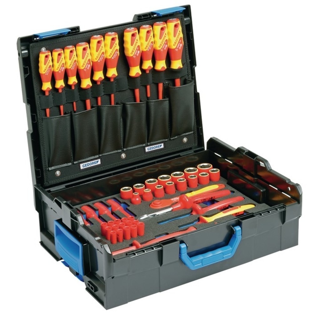 Produktabbildung: GEDORE Werkzeugsortiment 53-tlg.in L-BOXX f.Elektriker