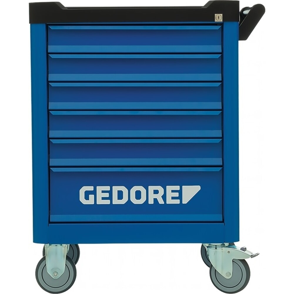 Produktabbildung Nr. 1: GEDORE Werkzeugwagen WSL-M6 Workster Smartline, 300 kg 6 Schubladen, B625xT510xH903mm, Stahlblech