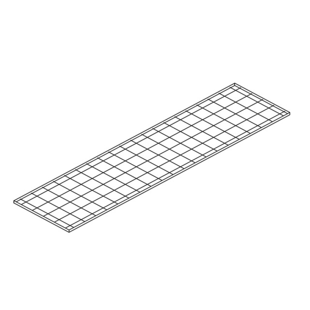 Gitterrost-Regalboden, BxT 2.000 x 500 mm, verzinkt für SAFE Tank Gefahrstoffcontainer Produktabbildung: Gitterrost-Regalboden, BxT 2.000 x 500 mm, verzinkt für SAFE Tank Gefahrstoffcontainer