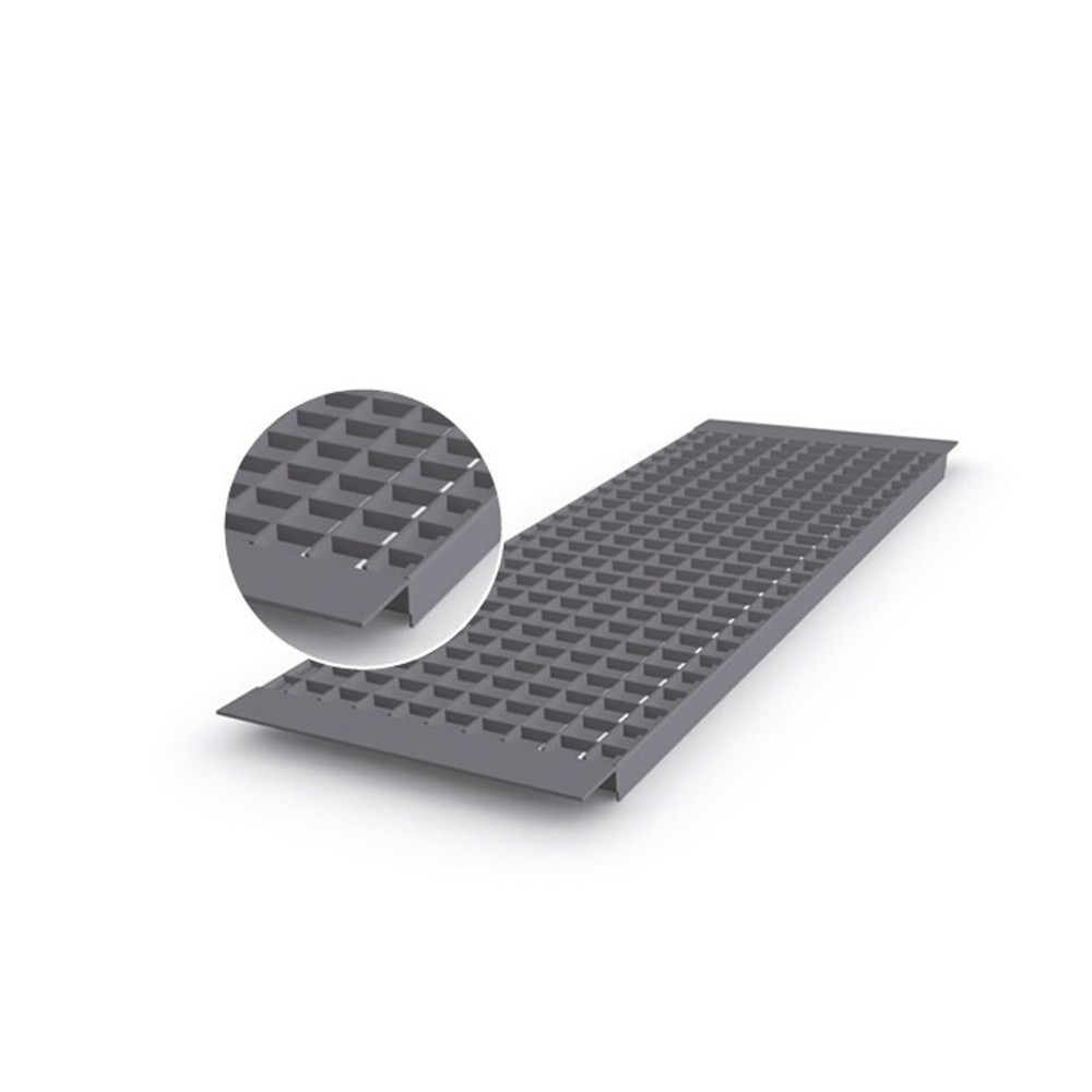 Produktabbildung: Gitterrostboden für Palettenregal, eingelegt, BxT 1.825 x 1.100 mm, Fachlast 2.000 kg, Maschenweite 33 x 66 mm