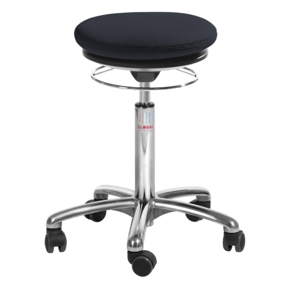 Produktabbildung Nr. 1: Global Stole A/S Hocker Pilates, 3D-Stoff, Sitzhöhe 520-710 mm, schwarz