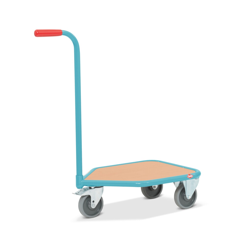 Produktabbildung: Griffroller Ameise®, Holzladefläche BxT 450 x 450 mm