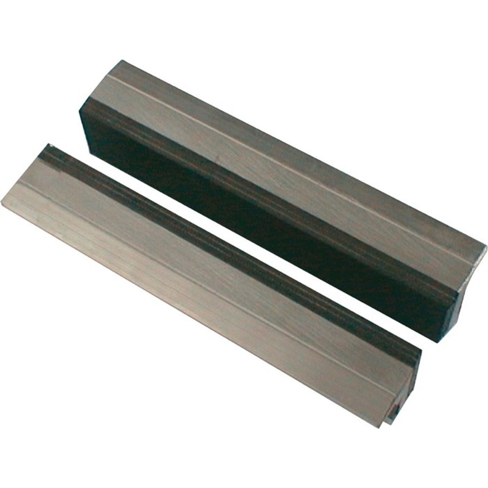 Produktabbildung: HAARHAUS Schraubstockschutzbacke 47/5 G f.Backen-B.100mm Gummibelag Alu.1 PA