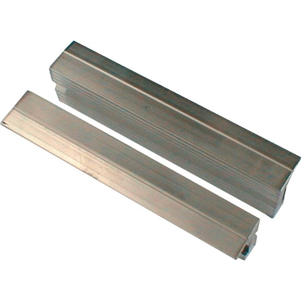 Produktabbildung: HAARHAUS Schraubstockschutzbacke 47/5 N f.Backen-B.120mm Rillenprofil Alu