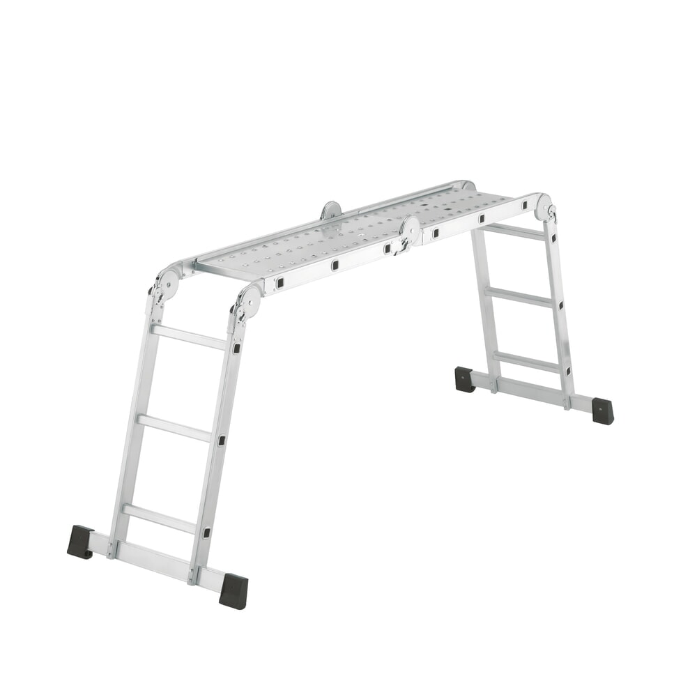 Produktabbildung Nr. 1: Hailo M60, Aluminium-Universalleiter, 4x3 Sprossen