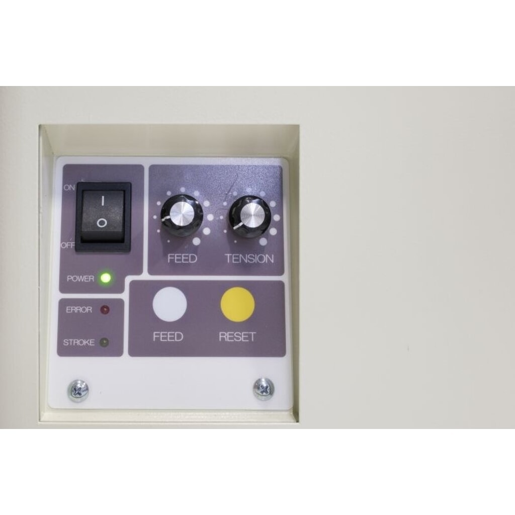 Halbautomatische Umreifungsmaschine HDS-12 Mini, kompaktes Tischgerät, für Bandbreite 9 mm Produktabbildung Nr. 7: Halbautomatische Umreifungsmaschine HDS-12 Mini, kompaktes Tischgerät, für Bandbreite 9 mm