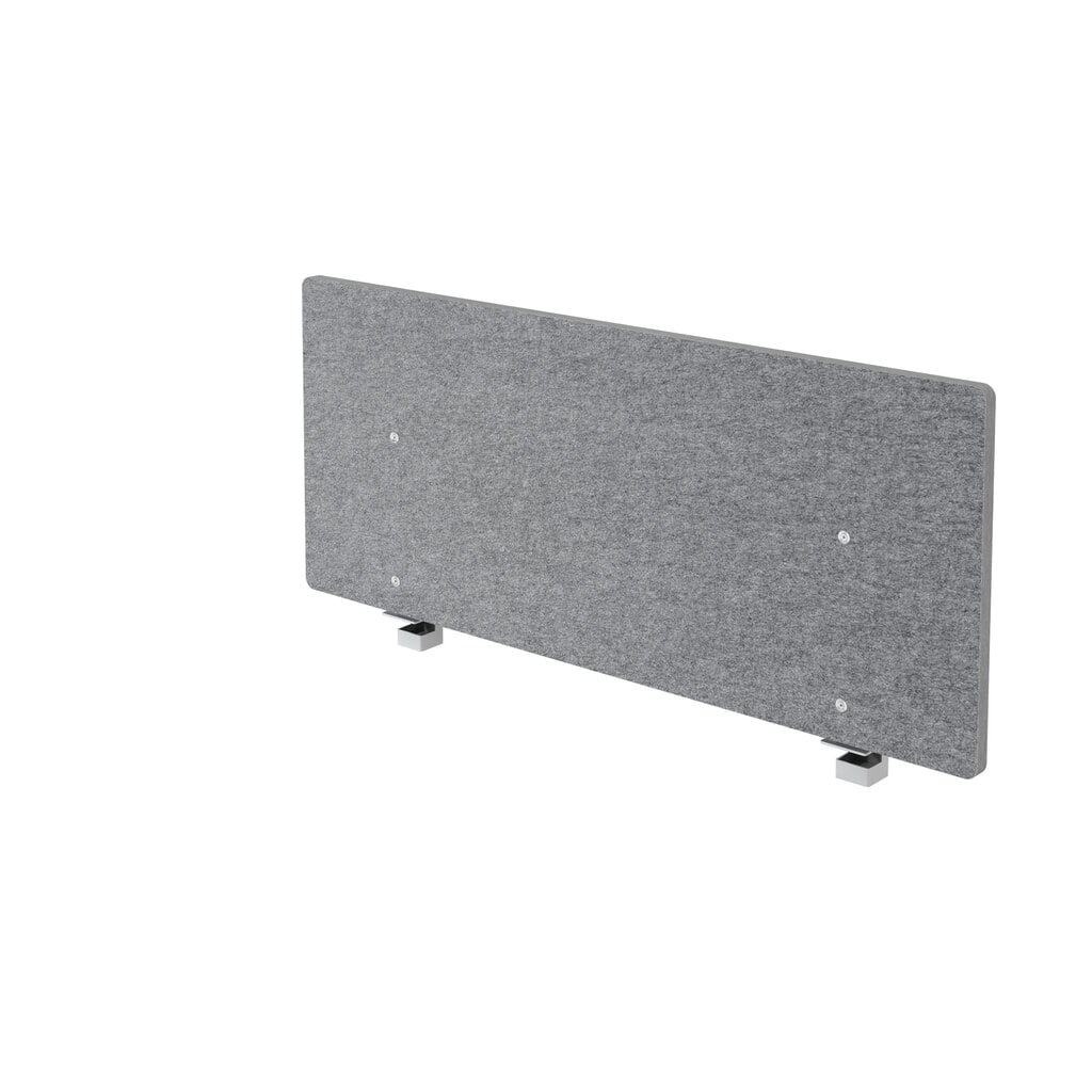 Hammerbacher Akustik-Trennwand 120cm, grau-meliert Produktabbildung: Hammerbacher Akustik-Trennwand 120cm, grau-meliert
