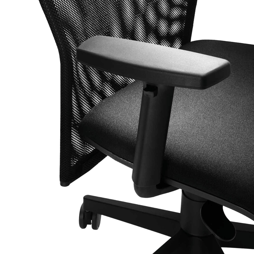 Produktabbildung Nr. 3: Hammerbacher Schwerlast-Bürostuhl Solid 2, Netzrücken, höhenverstellbare Armlehnen