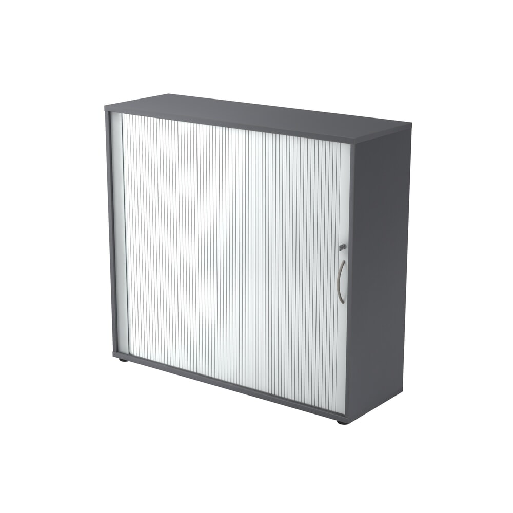 Produktabbildung: Hammerbacher Rollladenschr.hor. 3OH 120cm BM Graphit/Silb
