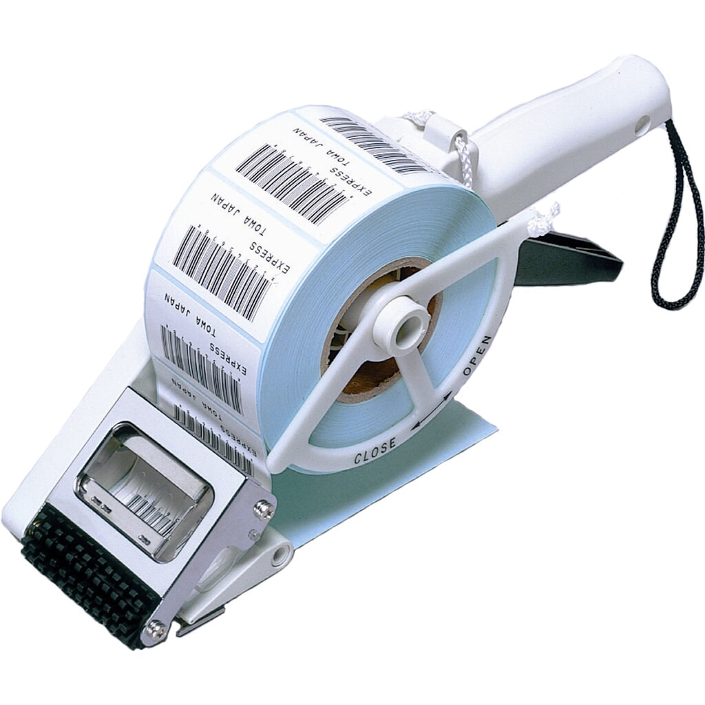 Produktabbildung: Hand-Etikettenspender TO 60 – universell für mittlere Etiketten (25–60 mm Breite), Etikettenhöhe 20–60 mm