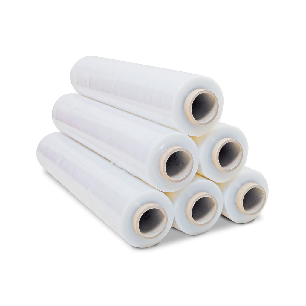 Produktabbildung: Handstretchfolie, Stärke 20 µm, BxL 450 mm x 300 lfm