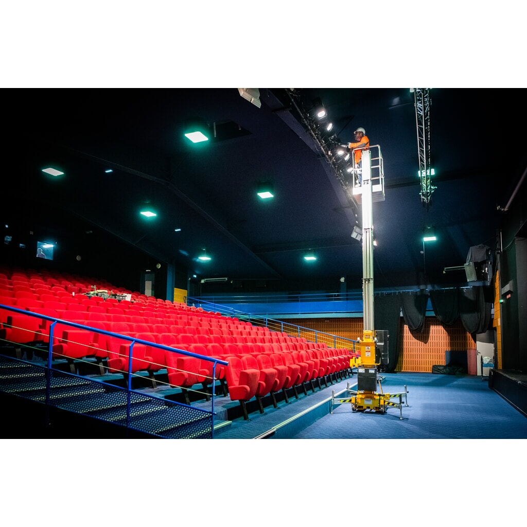 Haulotte Personenlift mit Teleskopmast QUICKUP 8 AC, Arbeitshöhe 8,1 m, Netzbetrieb (Wechselstrom) Produktabbildung Nr. 4: Haulotte Personenlift mit Teleskopmast QUICKUP 8 AC, Arbeitshöhe 8,1 m, Netzbetrieb (Wechselstrom)